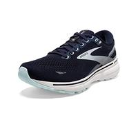 Brooks Women's Ghost 15 Sneaker, Peacoat/Pearl/Salt Air, 3 UK