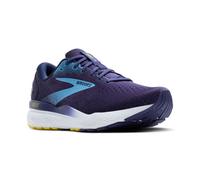 BROOKS Men's Ghost 16 Sneaker, Blue/Bonnie Blue/Yellow, 9 UK