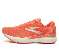 Brooks Ghost 16 Womens Running Shoes | Running Trainers | Coral / Desert Flower / Coconut | UK Size 5