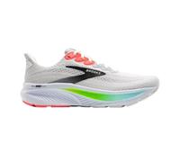 Brooks Men’s Ghost 17 Neutral Running Shoe, White/Pink Clay/Gecko, 11 UK