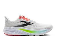 Brooks Men’s Ghost 17 Neutral Running Shoe, White/Pink Clay/Gecko, 9 UK