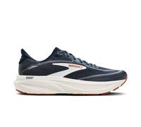 Brooks Men’s Ghost 18 Neutral Running & Walking Shoe, Navy Blazer/Red Earth/Blue, 15
