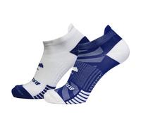 Brooks Ghost Lite No Show 2-Pack, Royal/White/White/Royal, 6-8.5