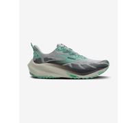 Brooks Ghost Trail Medium Trail Running Shoes Grey Green Turquoise Women - 38.5