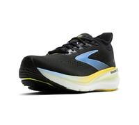 Brooks Men’s Glycerin GTS 23 Supportive Running Shoe, Black/Cyber Yellow/Nightlife, 9.5
