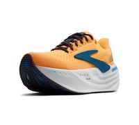 BROOKS Men's Glycerin Max Sneaker, Blazing Orange/Blue/White, 10.5 UK
