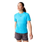 Brooks High Point 2.0 Women's T-Shirt | UK M in Blazing Blue/Atomic Blue