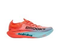 BROOKS Men's Hyperion Elite 5 Sneaker, Pink Clay/Atomizer Blue, 9.5 UK