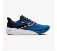 BROOKS Mens Launch 11 Sneaker, Black Navy Peony Orange, 12 UK