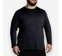 Brooks Luxe Long Sleeve Top Men Running Sport Black Top 211514009