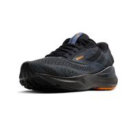 Brooks Men’s Adrenaline GTS 24 Supportive Running Shoe, Black/Country Blue/Orange, 11.5