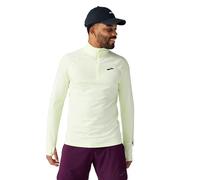 Brooks Men’s Dash 1/4 Zip 3.0, Long Sleeve Running Top with UPF 50+ Sun Protection, Watch Window & Soft Sweat-Wicking Fabric, Luminary, L