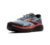 Brooks Men’s Divide 5 Trail Running Shoe, Citadel/Ebony/Lime, 9.5 UK