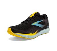 Brooks Men’s Ghost 16 Neutral Running Shoe, Black/Forged Iron/Blue, 11.5 Wide