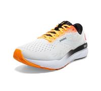Brooks Men’s Ghost 16 Neutral Running Shoe, White/Illusion/Coral, 13
