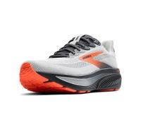 Brooks Men’s Ghost 17 Neutral Running Shoe, Oyster Mushroom/Orange/Ebony, 7