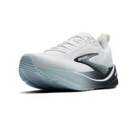 Brooks Men’s Ghost Max 4 Neutral Running & Walking Shoe, White/Navy/Blue, 8.5
