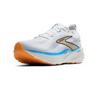 Brooks Men’s Glycerin 22 Neutral Running Shoe, White/Cobalt/Orange, 13 UK