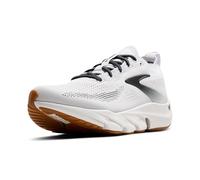 Brooks Men’s Glycerin Flex Neutral Running & Walking Shoe, White/Black/Gum, 7.5