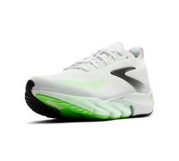 Brooks Men’s Glycerin Flex Neutral Running & Walking Shoe, White/Green Gecko/Phantom, 8.5