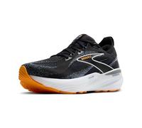 Brooks Men’s Glycerin GTS 22 Supportive Running Shoe, Black/Country Blue/Orange Pop, 7