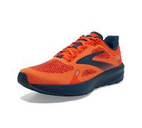 Brooks Men’s Launch 9 Neutral Running Shoe - Flame/Titan/Crystal Teal - 10