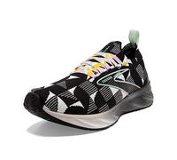 Brooks Men’s Levitate Stealthfit 6 Neutral Running Shoe, Black/White/Subtle Green, 10 UK