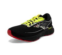 Brooks Men’s Trace 2 Neutral Running Shoe, Black/Nightlife/Red, 9 UK