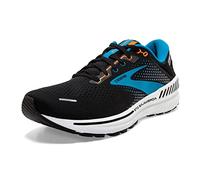 Brooks Men's Adrenaline Gts 22 Running Shoe, Nero Blu Arancione, 11 UK