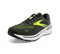 BROOKS Men's Adrenaline GTS 23 Sneaker, Black/Nightlife/Ebony, 7.5 UK