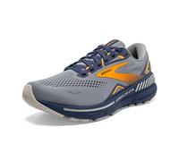 Brooks Mens Adrenaline Gts 23 Sneaker, Grey Crown Blue Orange, 10 UK