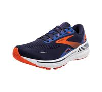 BROOKS Men's Adrenaline GTS 23 Sneaker, Peacoat/Orange/Surf The Web, 9.5 UK