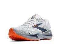 BROOKS Men's Adrenaline GTS 24 Sneaker, White Peatcoat Alloy, 6 UK