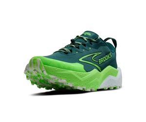 Brooks Mens Caldera 8 Sneaker, Atlantic Deep Green White, 9.5 UK