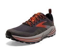 Brooks Men's Cascadia 16 GTX Running Shoe, Black/Ebony/Cinnabar, 7 UK