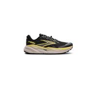 Brooks Mens Cascadia 19 Sneaker, Black Yellow Chateau, 7.5 UK