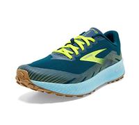 Brooks Men's Catamount Running Shoe, Blue/Lime/Biscuit, 10 UK