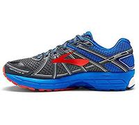 Brooks Men's Defyance 10 Running Shoes, Multicolour (Ebony/Blue/Orange 025), 9 UK