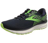 Brooks Men's Defyance 12 Running Shoe, Peacoat Heron Green Gecko, 7 UK