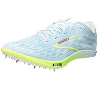 BROOKS Men's Elmn8 7 Sneaker, Blue Glow/Nightlife/Red, 7.5 UK