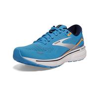 Brooks Men's Ghost 15 Sneaker, Blue/Peacoat/Orange, 11.5 UK