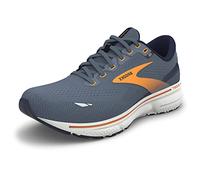 Brooks Ghost 15 Neutral Running Shoe Men - Grey, Orange, Size 9.5
