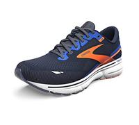 Brooks Men's Ghost 15 Sneaker, Peacoat Orange Surf The Web, 13 UK