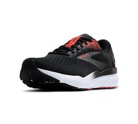 BROOKS Men's Ghost 16 Sneaker, Black Ebony Burnt Sienna, 10.5 UK