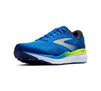 BROOKS Men's Ghost 16 Sneaker, Electric Blue/Navy/Lemon, 8 UK