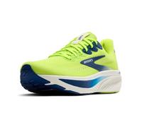 Brooks Men's Ghost 17 Sneaker, Acid Lime Navy White, 12 UK