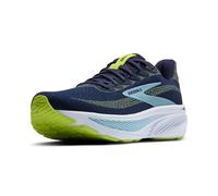 BROOKS Mens Ghost 17 Sneaker, Peacoat Lime Blue, 10.5 UK