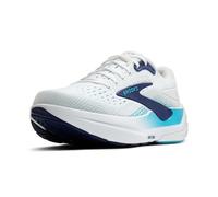 Brooks Mens Ghost Max 3 Sneaker, Bright White Beacon Blue Teal, 13 UK