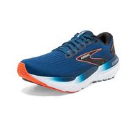 BROOKS Men's Glycerin 21 Sneaker, Blue Opal/Black/Nasturtium, 7 UK