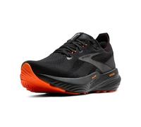 BROOKS Mens Glycerin 22 Sneaker, Black Orange, 9 UK